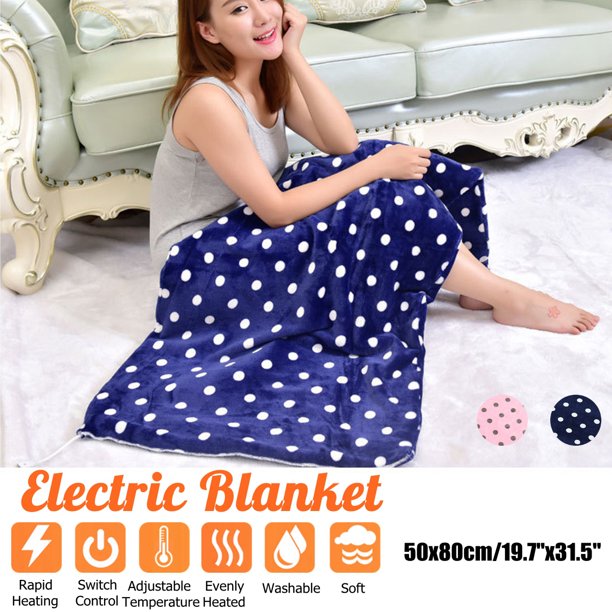 Portable Size Electric Heated Blanket Throw Blanket ...
