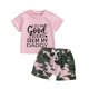 thumbnail image 1 of Conjunto de ropa Fernvia para niñas pequeñas de 6 a 12 meses, camuflaje rosa, 1 of 7
