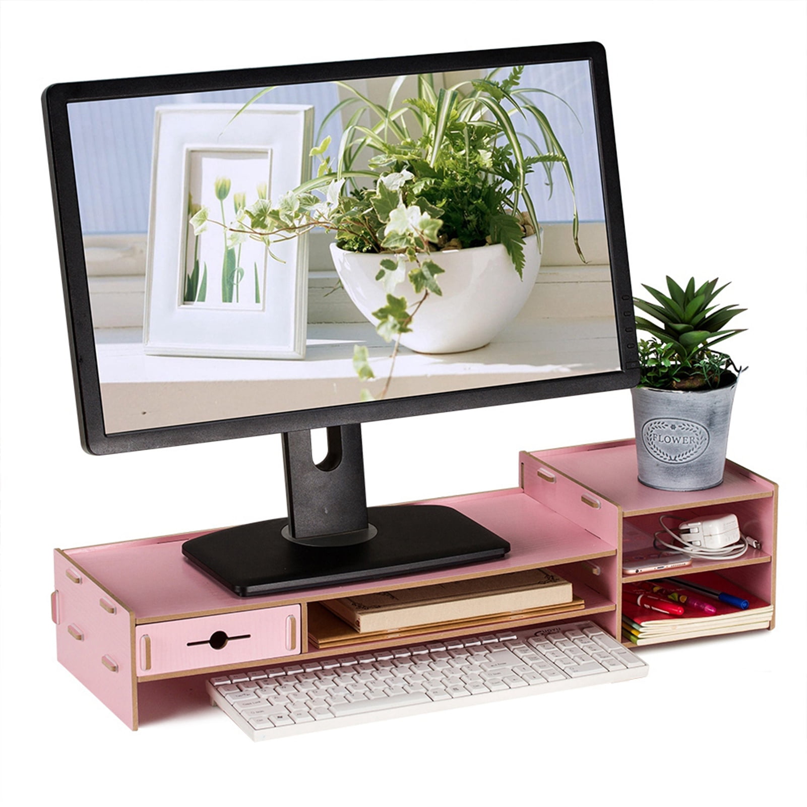 Laptop Stand, Large Capacity Desk Organizer, Waterproof Thickened Board Family Study for Office Table