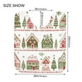 thumbnail image 5 of Yayeee Bath Rug for Bathroom Floor Non Slip Rectangle Fluffy Soft Absorbent Mat, 16"x24", Red Christmas House, 5 of 7