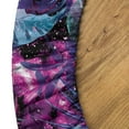 thumbnail image 5 of Ambesonne Floral Fitted Round Tablecloth, Cosmos Universe Bloom Starry, 56"- 60" Diameter, Fuchsia Purple Teal, 5 of 5