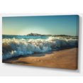 thumbnail image 2 of Stormy Waves Hitting Beach Sand, 2 of 3