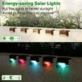 thumbnail image 5 of 4/8/12 Pack Solar Deck Lights Garden Landscape Step LED Solar Lamp Balcony Fence Lights Outdoor Waterproof Path Stair Wall Lighting, 5 of 7