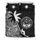 thumbnail image 1 of Juego de cama Cocotero Islas Marshall Negro Blanco, 1 of 4