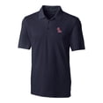 thumbnail image 2 of Men's Cutter & Buck Navy Ole Miss Rebels Big & Tall Forge Stretch Polo, 2 of 3