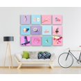 thumbnail image 2 of Set De 12 Cuadros Decorativos, Para Recamara Pop Fashion Ideas Creativas  Cuadro sublimado en tela, 2 of 2