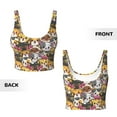 thumbnail image 5 of Lsque Cute Cat Printed Women'S Sports Bra, Compression, Moisture Wicking, High-Impact Sports Bra For Women,Supportive sports bra-XX-Large, 5 of 9