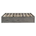 thumbnail image 6 of Aukfa Storage Platform Bed with 6 Drawers, Full Size Captain Bed Frame, Farmhouse Style, Antique Gray, 6 of 8