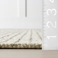 thumbnail image 2 of Rugs USA Melrose Checked Wool Area Rug, 8' x 8', Square, Melrose Cream, 2 of 9