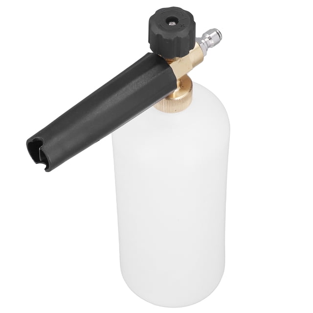 Rociador de espuma para lavado de autos, pistola de limpieza de espuma, pistola de espuma de alta presión de 1/4 pulgadas, diseño aerodinámico