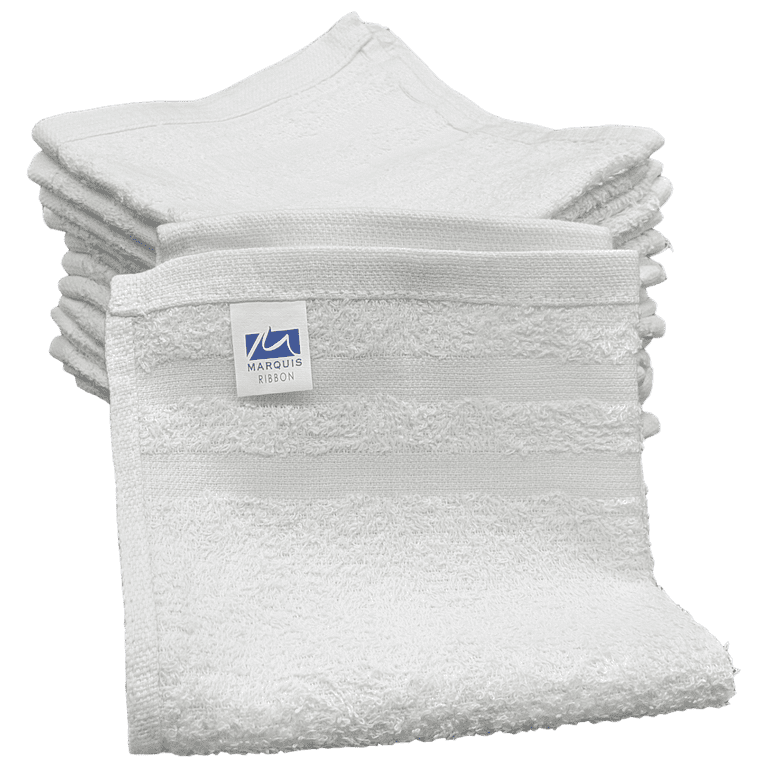 New White Cotton Terry Cloth Washcloth – All Rags