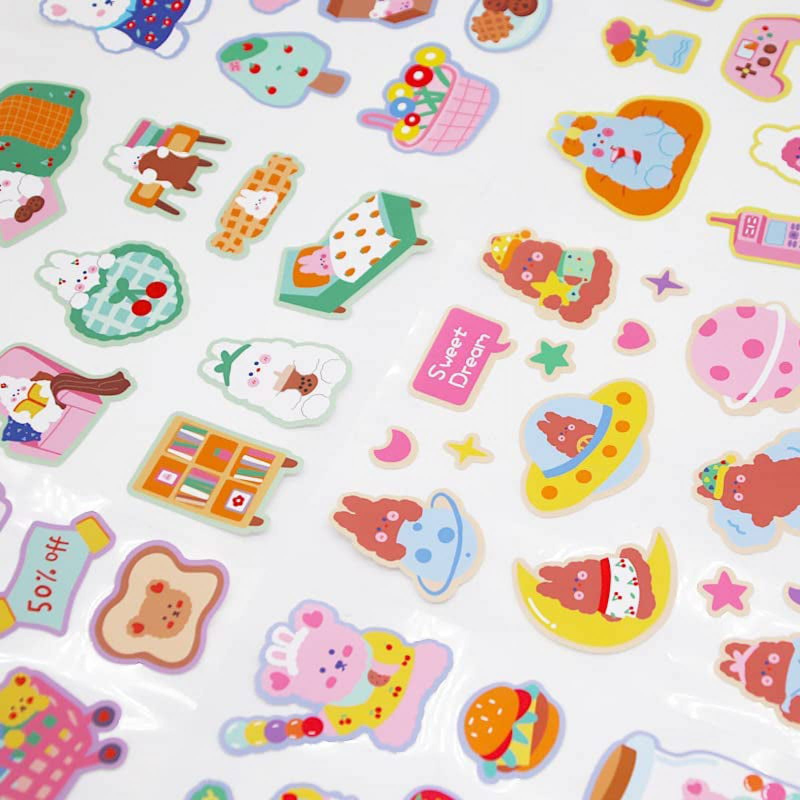 Kawaii Daily Life Stuff Washi Sticker Cute Kids DIY Decorative Labels  Decals For Scrapbooking Planner Gift Wrapping - AliExpress