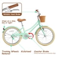 thumbnail image 6 of XJD 20 Inch Kids Bike for 6-12 Years Old Toddlers and Kids, Kid's Bicycle with Basket, Kid's Bike with Kickstand & Adjustable Seat Handlebar Height, 6 of 11