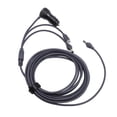 thumbnail image 1 of Cable De Alimentación CC 3 En 1, PD30W QC3.0 Puertos De 18W Cable De Alimentación CC Para Encendedor De Cigarros De 6.6 Pies Pantalla Digital Cable 18AWG Para Mini Plato, 1 of 7