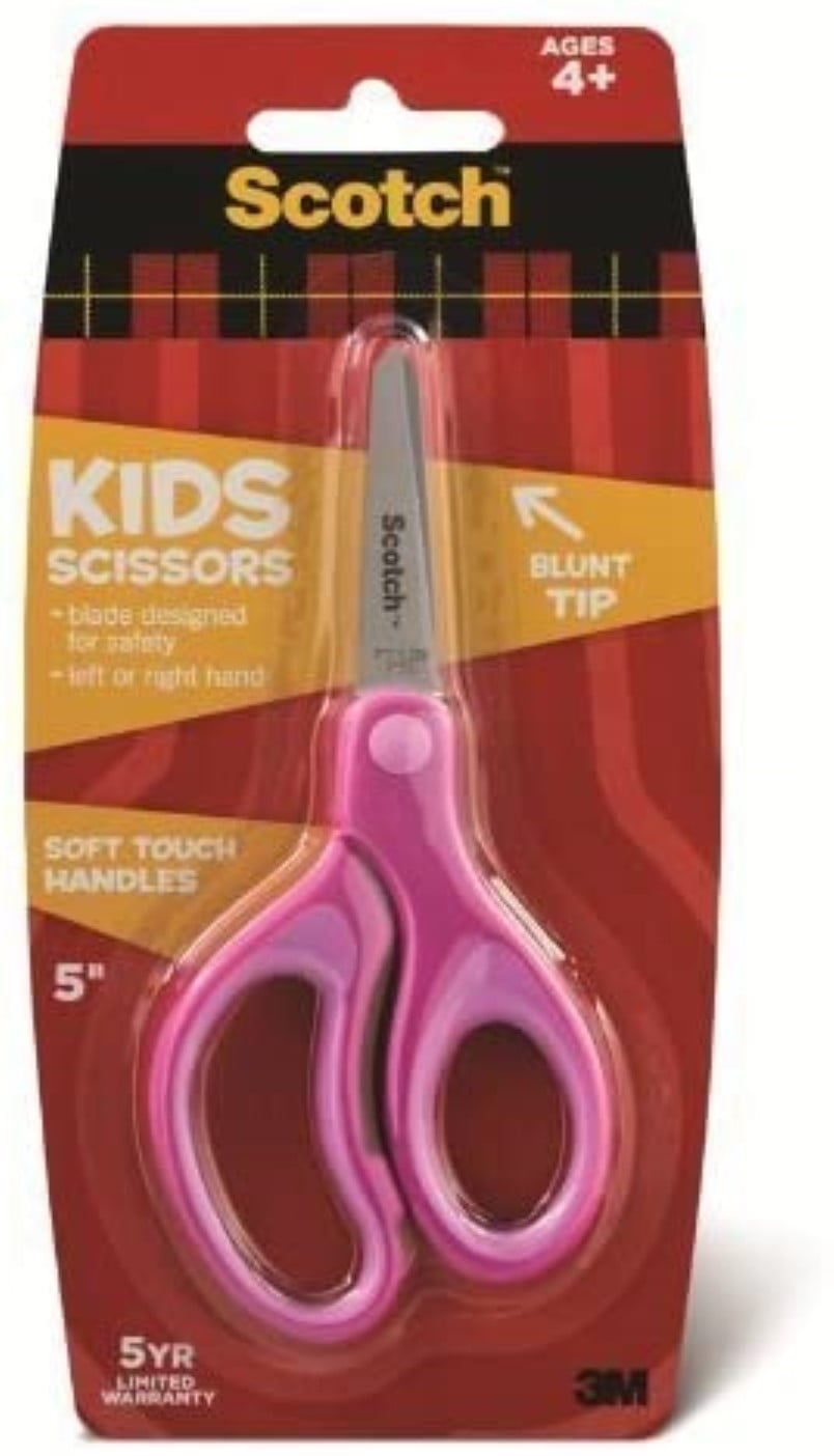 Scotch Kids 5' Blunt Tip Scissors, Colors May Vary 1 ea (Pack of 2)