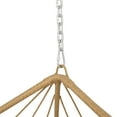 thumbnail image 7 of GDF Studio Mesena Tamara Outdoor/Indoor Wicker Hanging Chair with 8 Foot Chain (NO STAND), Light Brown and Tan, 7 of 7