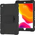 thumbnail image 2 of Dteck Case for Apple iPad 8th Generation 10.2" (2020),Shockproof Rubber Armor 3-Layer Protection iPad 7th Gen 10.2-inch 2019 Case Hybrid Hard Kicstand Cover without Screen Protector,Black, 2 of 6