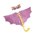 thumbnail image 2 of Capa de dinosaurio para niños, capa de dragón, regalo para fiesta de dinosaurios, disfraz para actuación rosa, 2 of 9