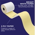 thumbnail image 3 of Kitchen Printer Paper for Clover Kitchen Receipt Printer Star SP700 Ink Printer) by Paper Planet | 2-Ply Carbonless Paper | 18 Rolls with 1 Ribbon, 3 of 7