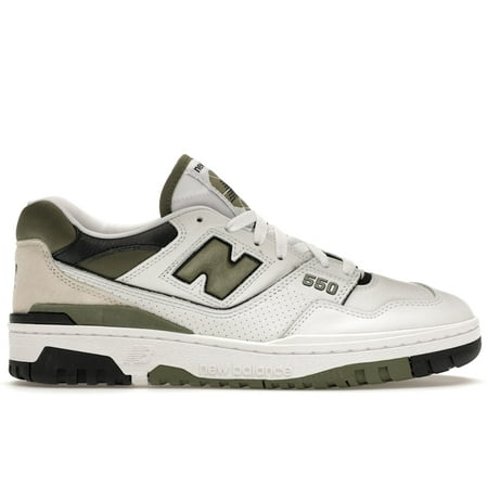 New Balance Men's 550 White Dark Olivine, from StockX