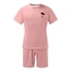 thumbnail image 4 of Men‘s Two-Piece Outfits Summer Casual Muscle Short Sleeve Tee Shirts And Classic Fit Sport Shorts Set TracksuitXL, 4 of 5