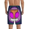 thumbnail image 3 of Invader Zim Men's Short Pajama Pants Lightweight Daily Lounge Shorts Bottoms Sleepwear Cozy Soft Home Pajama Pants Shorts, 3 of 9