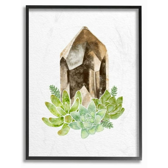 Stupell Home Décor Leaf Flowers Framed Art Print, by Ziwei Li