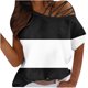 thumbnail image 1 of Camiseta sin tirantes con estampado de amor de manga corta y cuello redondo de verano para mujer Blusas OAVQHLG3B Store  lin121212, 1 of 5