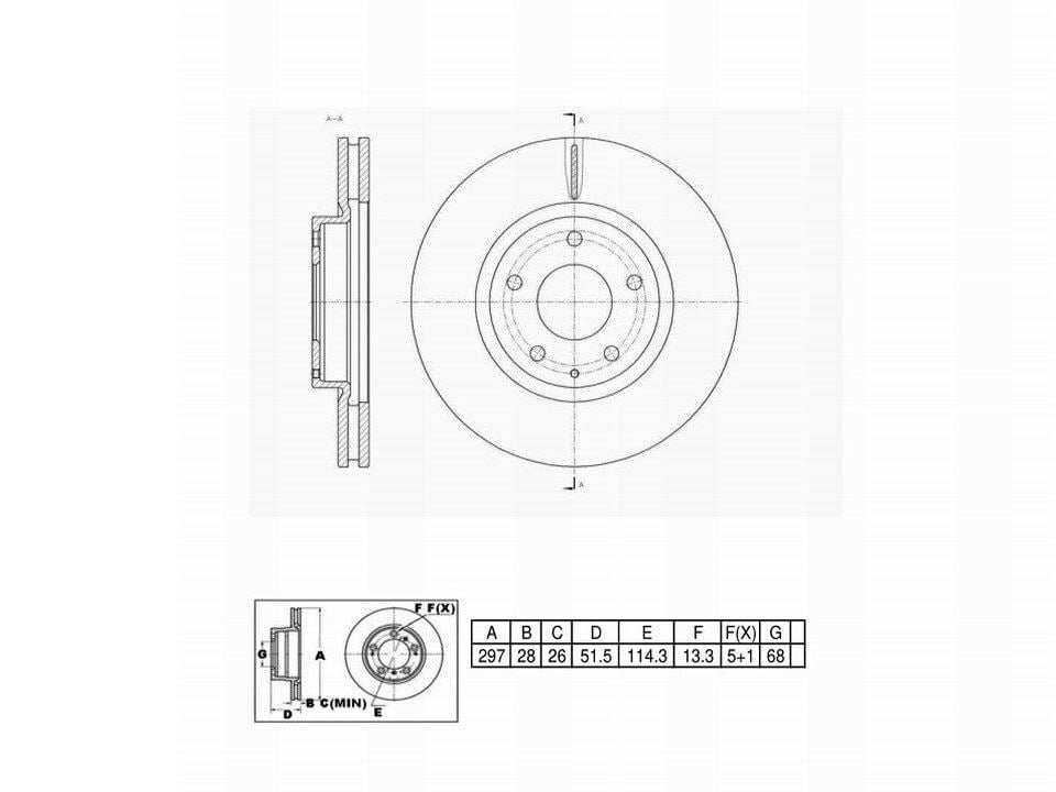Winstop Brake Kits, Front WSK1064, Mazda 6 2014
