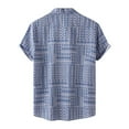 thumbnail image 3 of Siilsaa Mens Shirts Big & Tall Men's Shirts Short Sleeve Button Dress Shirts(Light Blue,S), 3 of 7