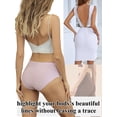 thumbnail image 3 of GaaiKei Women's Seamless Bikini Underwear No Show Briefs Panties 6 Pack, Multicolor, Size 5, 3 of 7