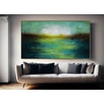 thumbnail image 4 of Handmade Abstract Painting Large Canvas Wall Art Modern Living Room Decor Colorful Landscape Artwork Unstretched (Rolled) 24x36 inches, 4 of 9
