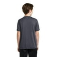 thumbnail image 2 of Sport-Tek Youth Heather Contender Tee-M (Graphite Heather), 2 of 6