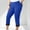 Blue, variant on IDALL Capri Pants for Women Yoga Pants Women Leggings for Women High Waisted Pants Leggings For Women Plus Size Lace Yoga Pants Breathable For Summer Running/Workout (L 5XL) Women'S Pants Black L