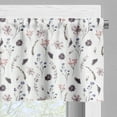 thumbnail image 3 of Ambesonne Watercolor Valance Pack of 2, Vintage Floral Motif, 42"X18", Multicolor, 3 of 5