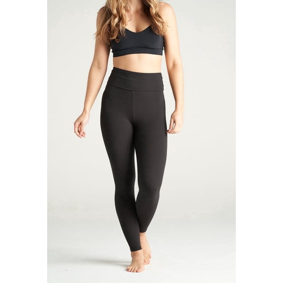 On the Go Women's High Waist Leggings (1 Pair, Black, Size L-2X)