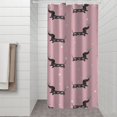 thumbnail image 2 of Cute Cartoon Dachshund Shower Curtain 36"x72" ,Bathroom Decorative Shower Curtains Set with 12 Hooks,Modern Waterproof Washable Shower Curtain, 2 of 6
