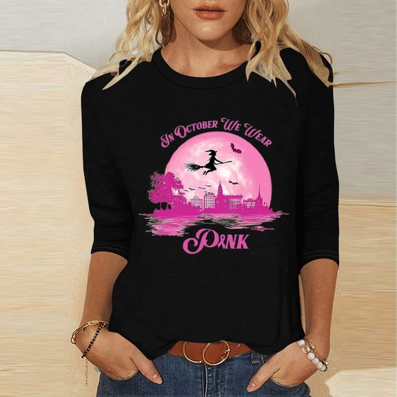 Vetsdori Tops for Women 3/4 Sleeve Tunic Pullover Plus Size Holiday Dressy,Summer Crew Neck Juniors T-Shirts Fashion