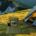 thumbnail image 1 of Colaxi Folding Beach Chair with Back Support Portable for Traveling Activities Lawn Green, 1 of 8