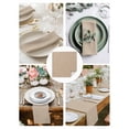 thumbnail image 4 of Cloth Napkins Set of 4 - 20x20 Inches, Pure Light Khaki Washable Reusable Table Napkins, Simple Solid Color Soft & Absortbent Dining Napkin for Party Wedding Hotel Restaurant, 4 of 8