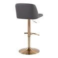 thumbnail image 6 of Toriano Adjustable Bar Stool, Gold Bar Stools, Bar Chairs, Swivel Bar Stools, Bar Stools Set of 2, 6 of 6