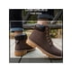 thumbnail image 2 of Botines de invierno con forro de felpa para hombre y mujer, botas de combate de media pantorrilla, cómodos, antideslizantes, cálidos, ligeros y con suela dentada., 2 of 5