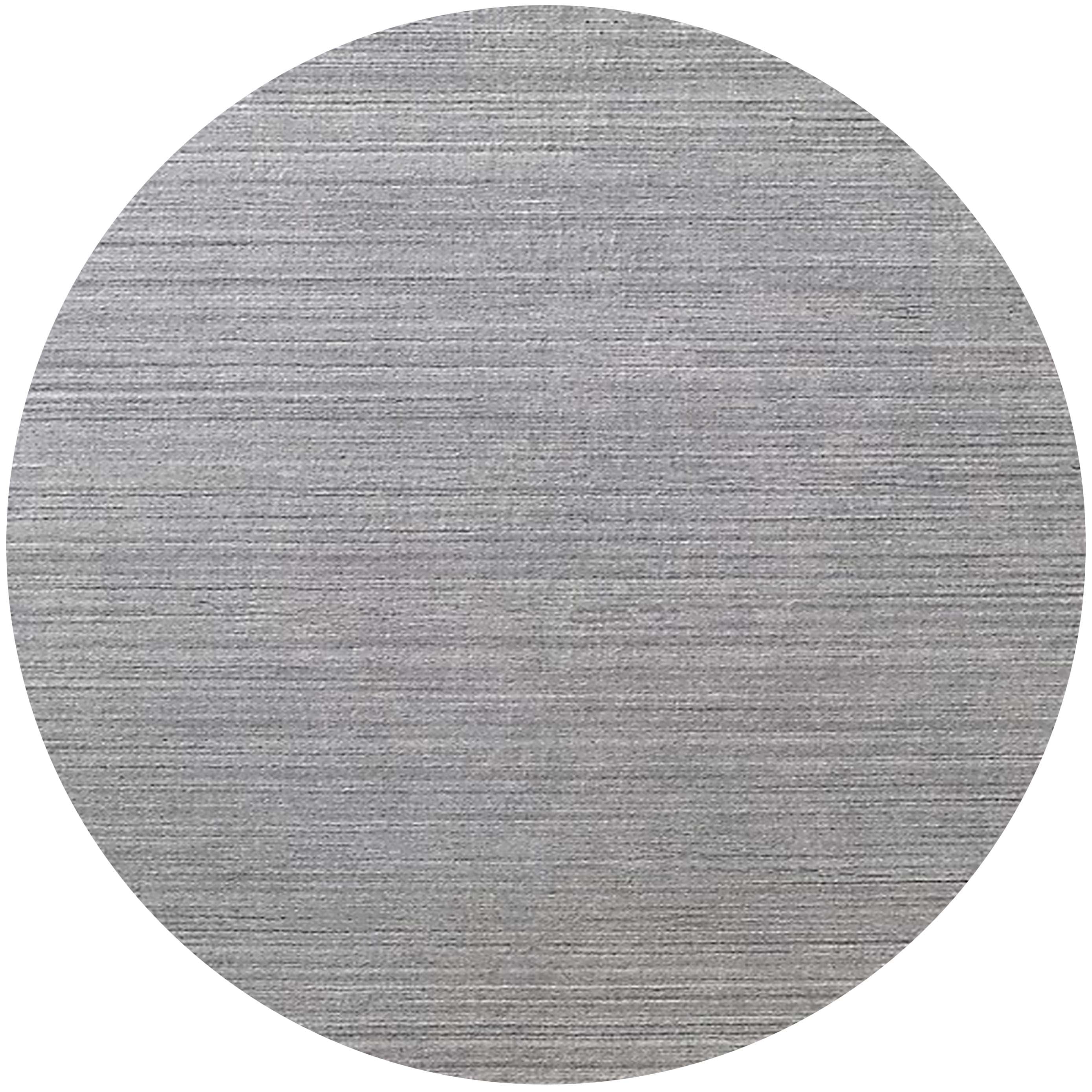 Ahgly Company Indoor Round Mid-Century Modern Gray Oriental Area Rugs ...