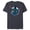 Navy Heather, variant on Star Wars Dark Side Darth Vader Villains of the Galaxy Vivid - Short Sleeve Blended T-Shirt for Adults - Customized-Dark Heather