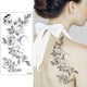 thumbnail image 1 of Etiquetas Engomadas Del Tatuaje 6 calcomanías de tatuaje desechables de flores extraíbles para adultos (C) Wdftyju  Libre de BPA, 1 of 3