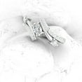 thumbnail image 2 of 925 Sterling Silver and Cz Ring Travel Engagement Ring Jewelry For Women's US-8, 2 of 4