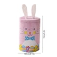 thumbnail image 3 of AURIGATE Easter Bunny Tin Canister 4.13×6.3in, Cute Rabbit Shaped Metal Storage Container, Festive Candy Jar & Gift Box for Easter & Spring, 3 of 6