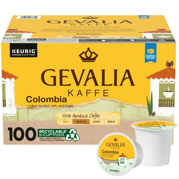 Gevalia Colombia Medium Roast K-Cup® Coffee Pods, 100 ct Box