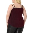 thumbnail image 3 of Agnes Orinda Women's Plus Size CamisoleV Neck Sparkle Silvery Sleeveless Spaghetti Strap Cami Tank Tops, 3 of 5