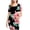 A, variant on Taqqpue Women's Maternity Dress Short Sleeve Crew Neck Bodycon Wedding Guest Pregnancy Dresses Printed Fitted Stretch Maternity Clothes Summer Boho Baby Shower Photoshoot